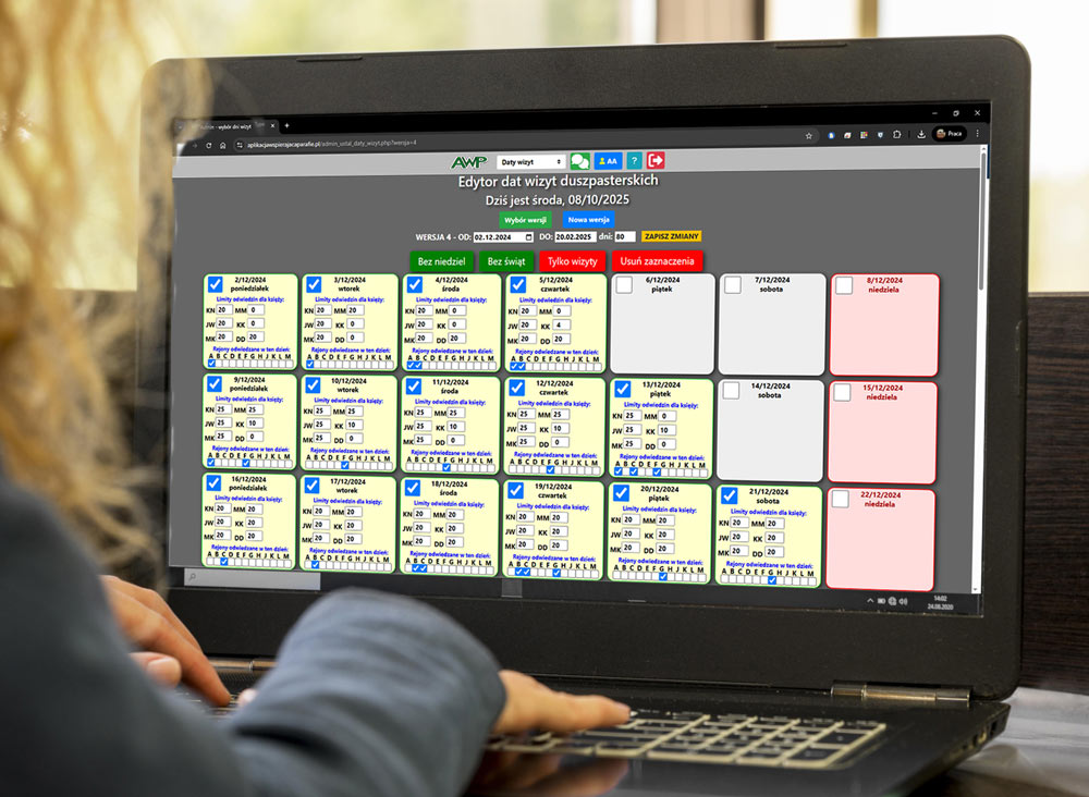Wizyty duszpasterskie - planowanie